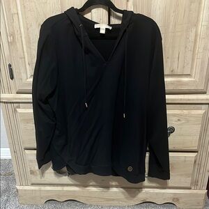 Michael Kors Black Hooded Pullover
